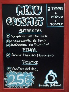 la foto MENU 25 IBIZA